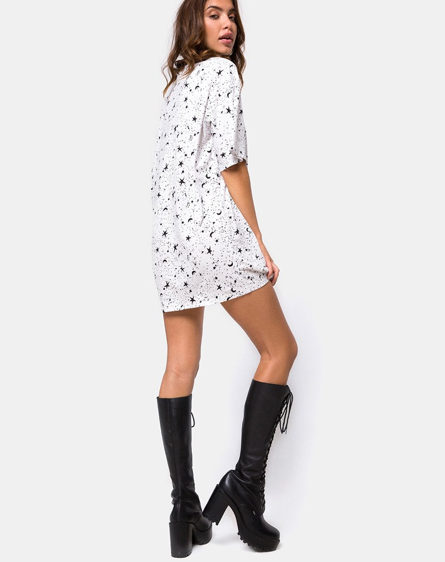 Sunny Kiss Tee in Weiß Cosmo