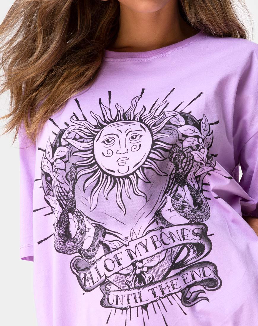 Bild von Sunny Kiss Tee in Flieder All of My Bones