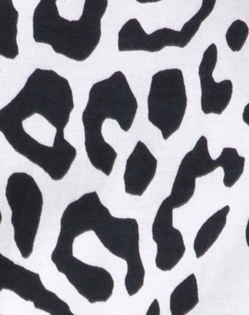 Bild von Sunny Kiss Tee in Mono Animal Grau und Weiß
