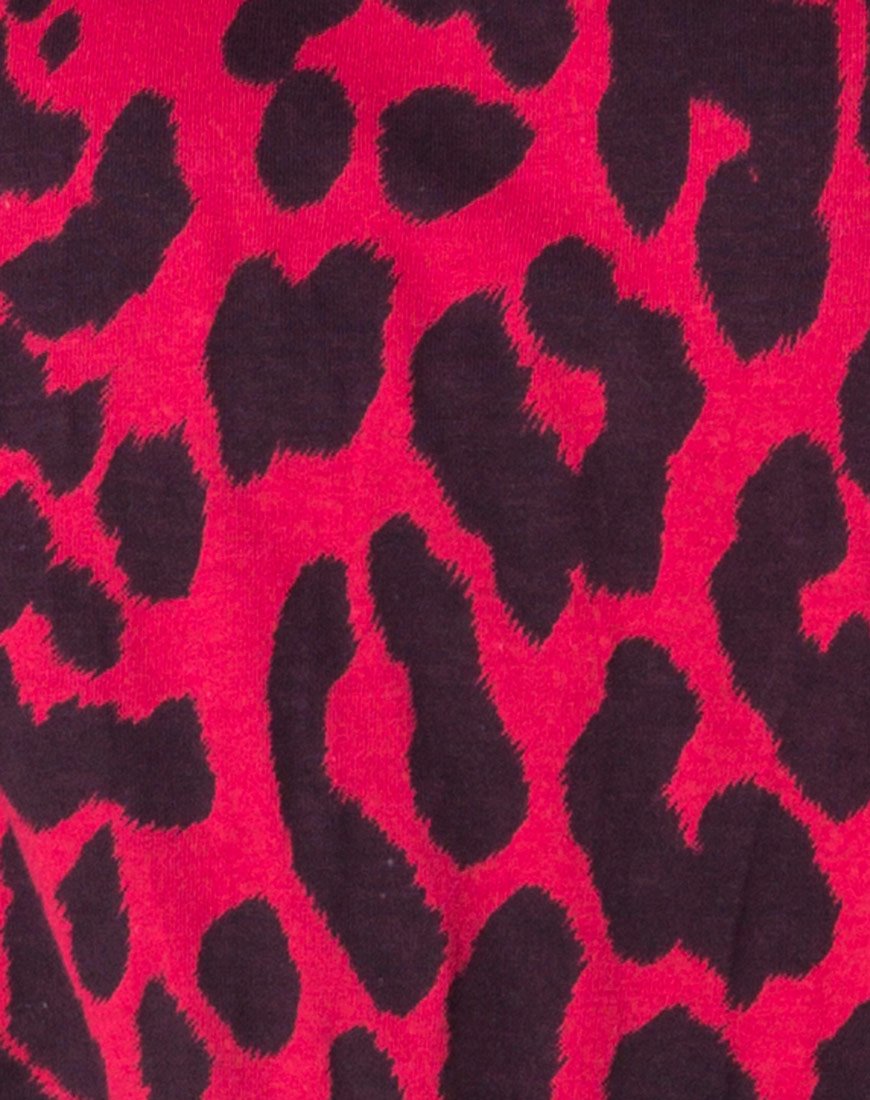 Bild von Sunny Kiss Tee in Übergröße Jaguar Rot