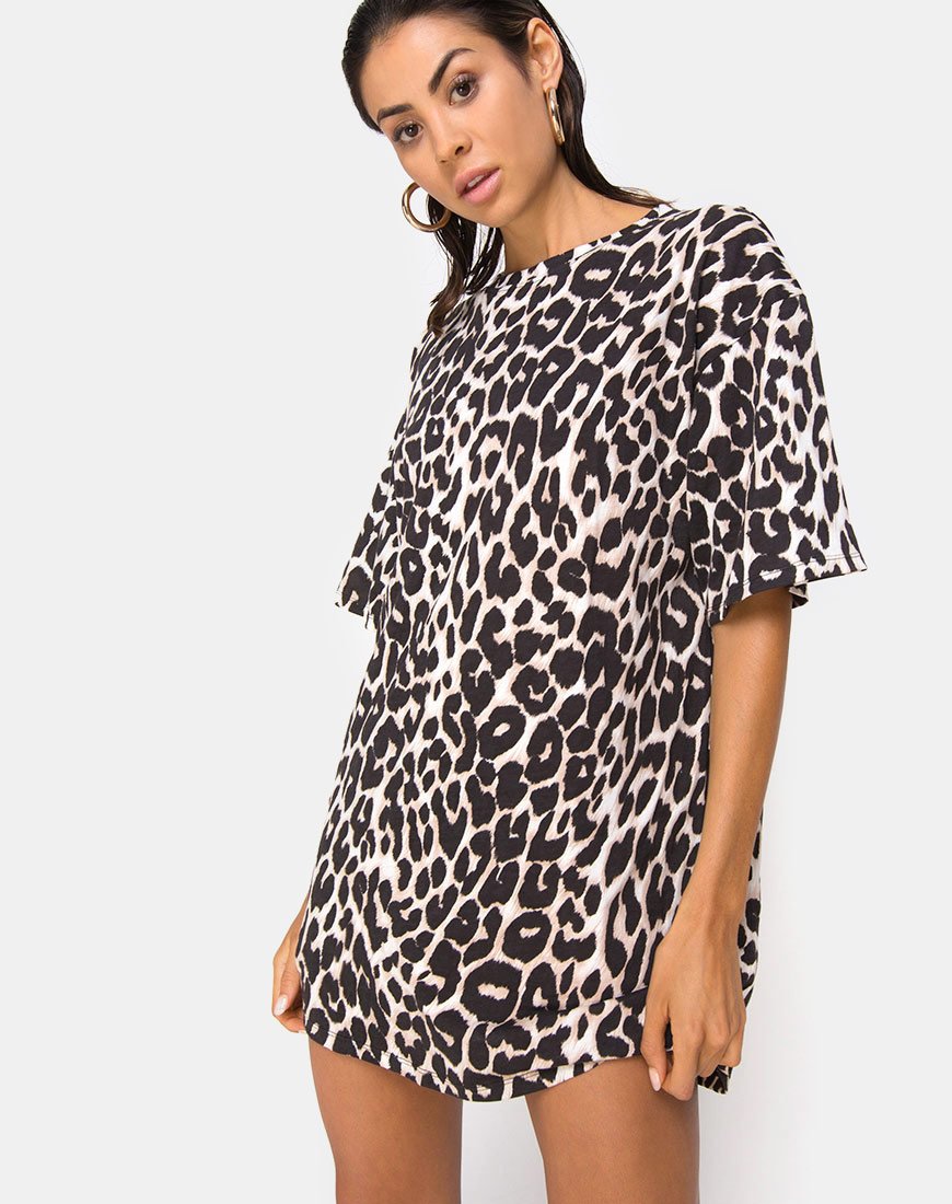 Sunny Kiss Tee in Übergröße Jaguar