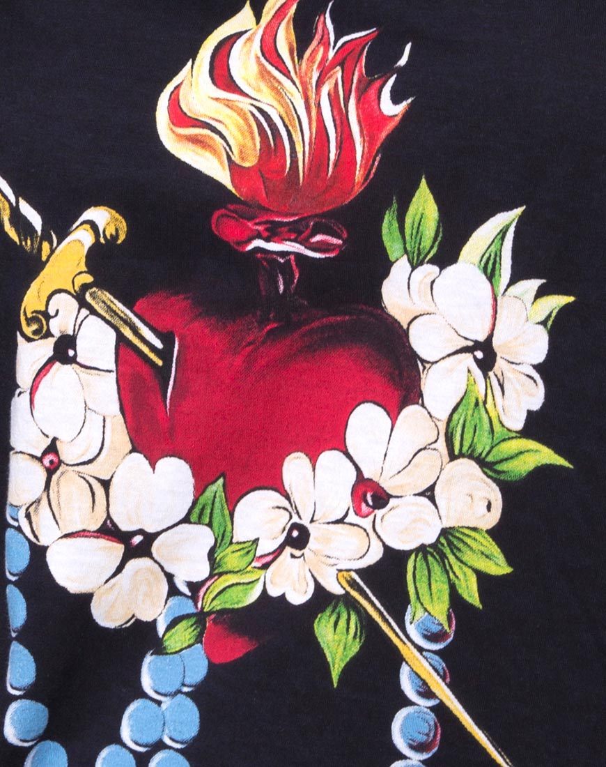 Bild von Sunny Kiss Oversize Tee in Sacred Heart