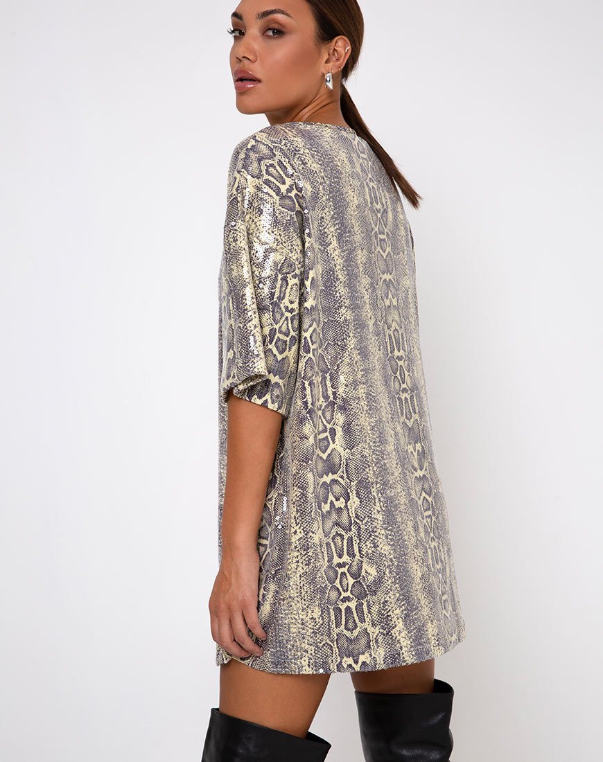 Bild von Sunny Kiss Tee in Acid Snake Clear Pailletten