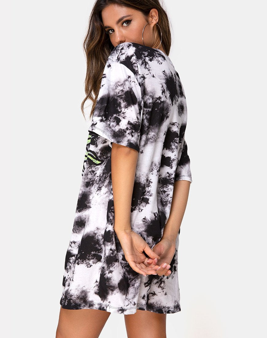 Bild von Sunny Kiss Tee in Tie Dye Celestial Lime