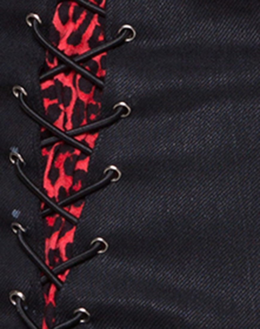 Bild von Sunny Kiss Oversize Tee in Buntes Tier Rot