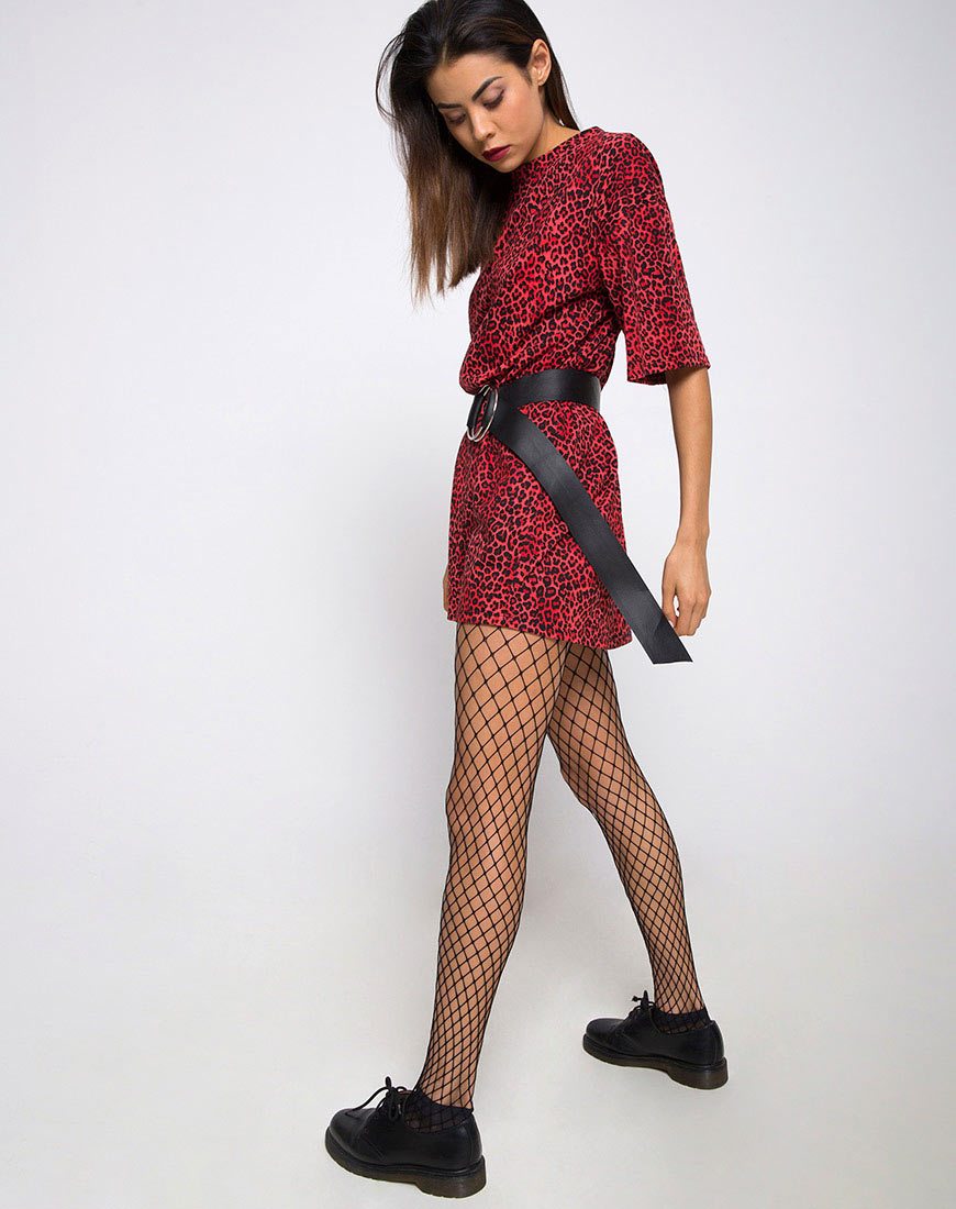 Bild von Sunny Kiss Oversize Tee in Buntes Tier Rot
