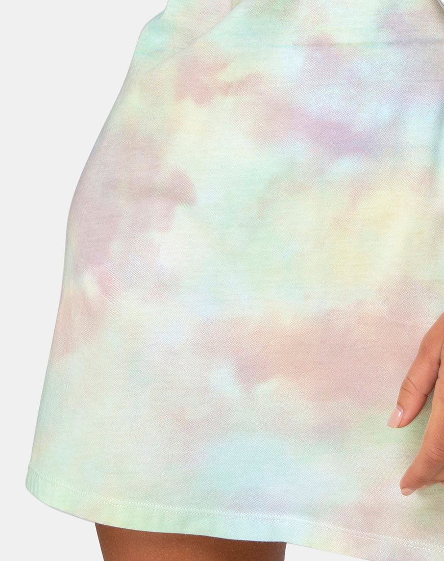 Bild von Sunny Kiss Tee-Kleid in Pastellfarbenem Tie Dye