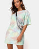 Bild von Sunny Kiss Tee-Kleid in Pastellfarbenem Tie Dye