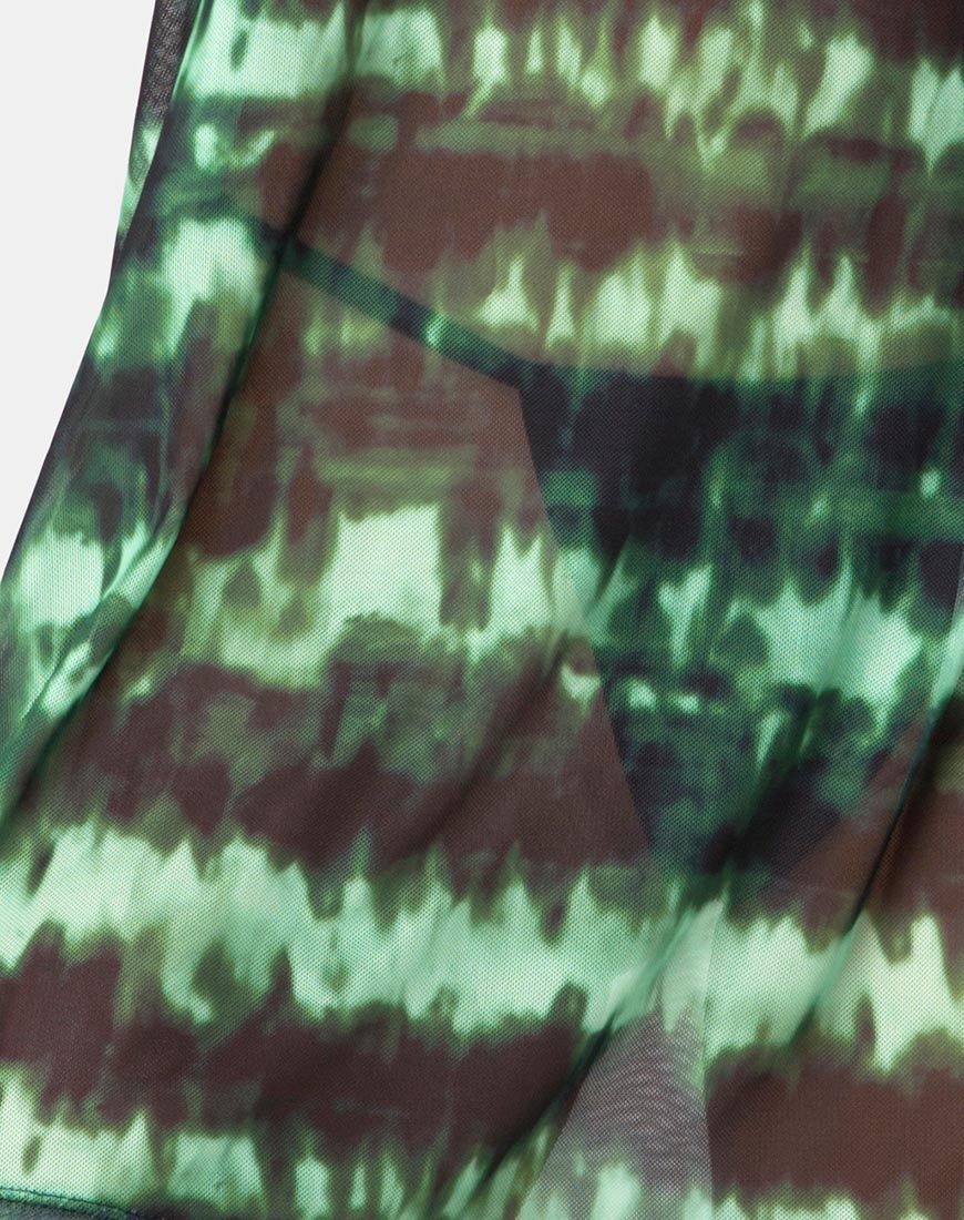 Bild von Sunny Kiss Tee in Tie Dye Türkis Mesh