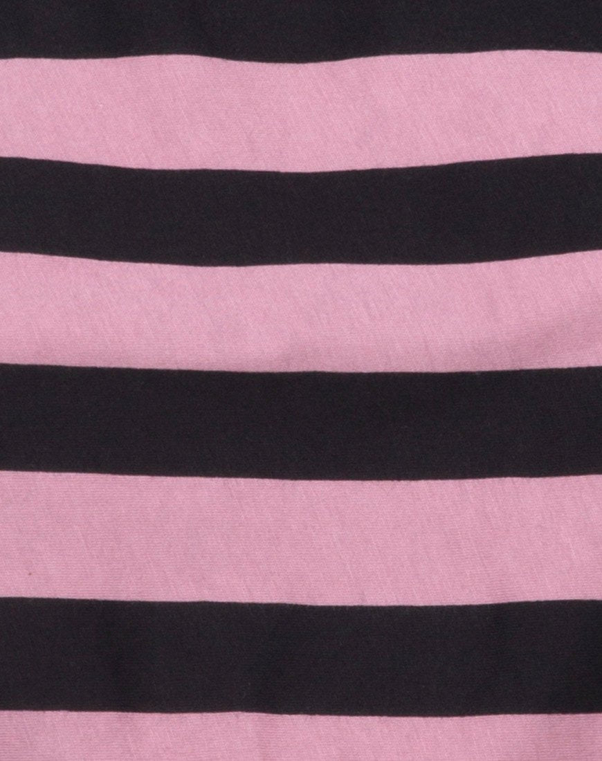 Bild von Super Cropped Tee in Campbell Stripe