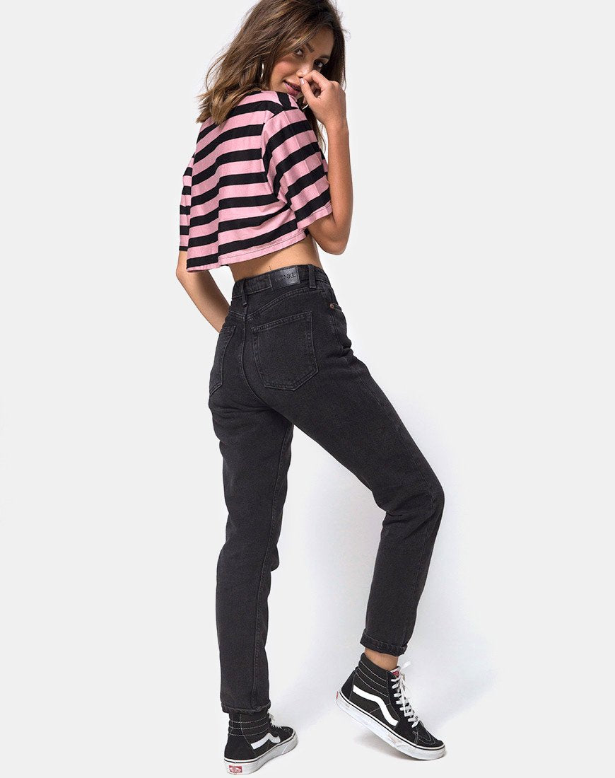 Bild von Super Cropped Tee in Campbell Stripe