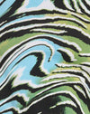  Verzogenes Zebra Blau