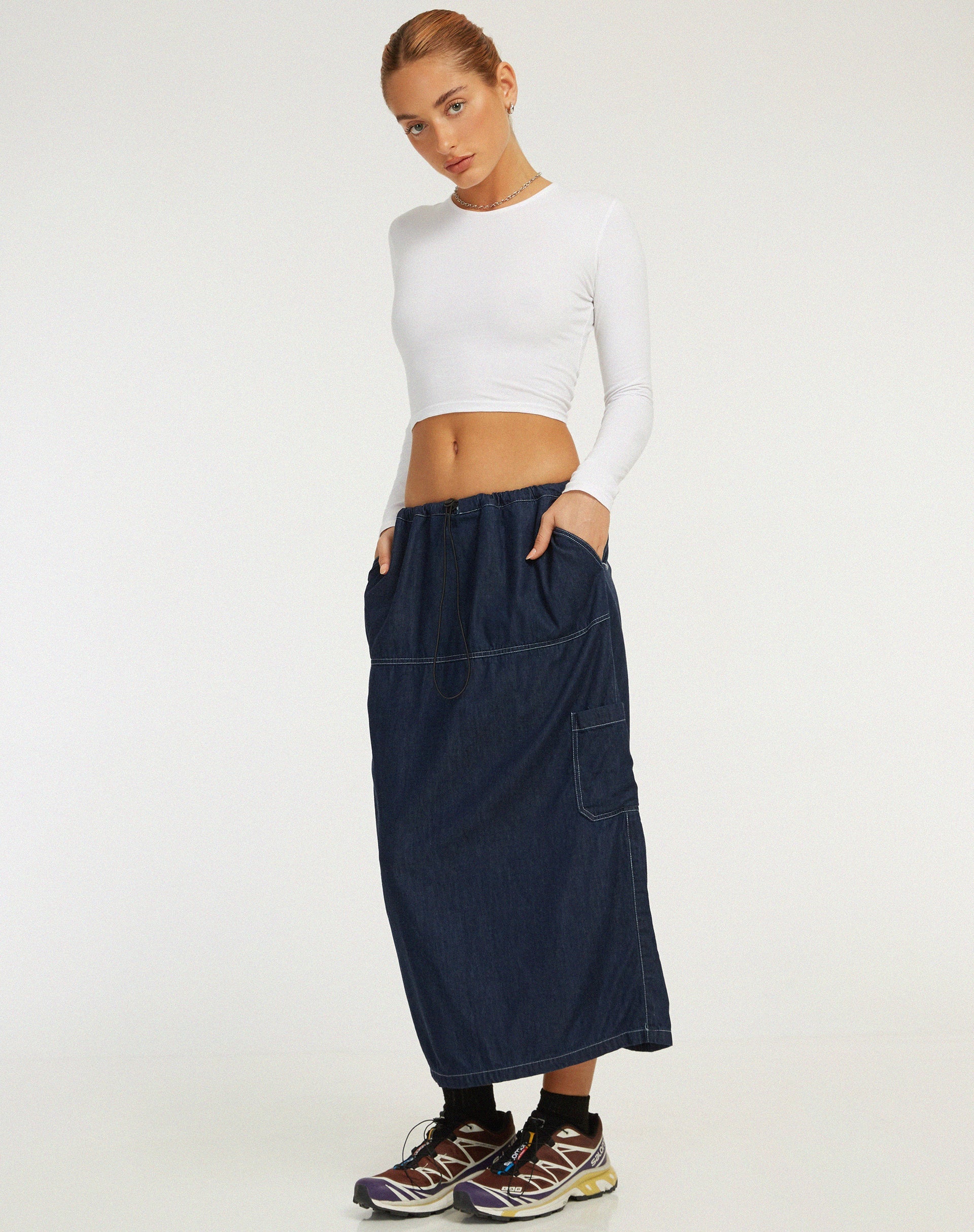 Bild von Swari Midirock aus Denim Dark Chambray