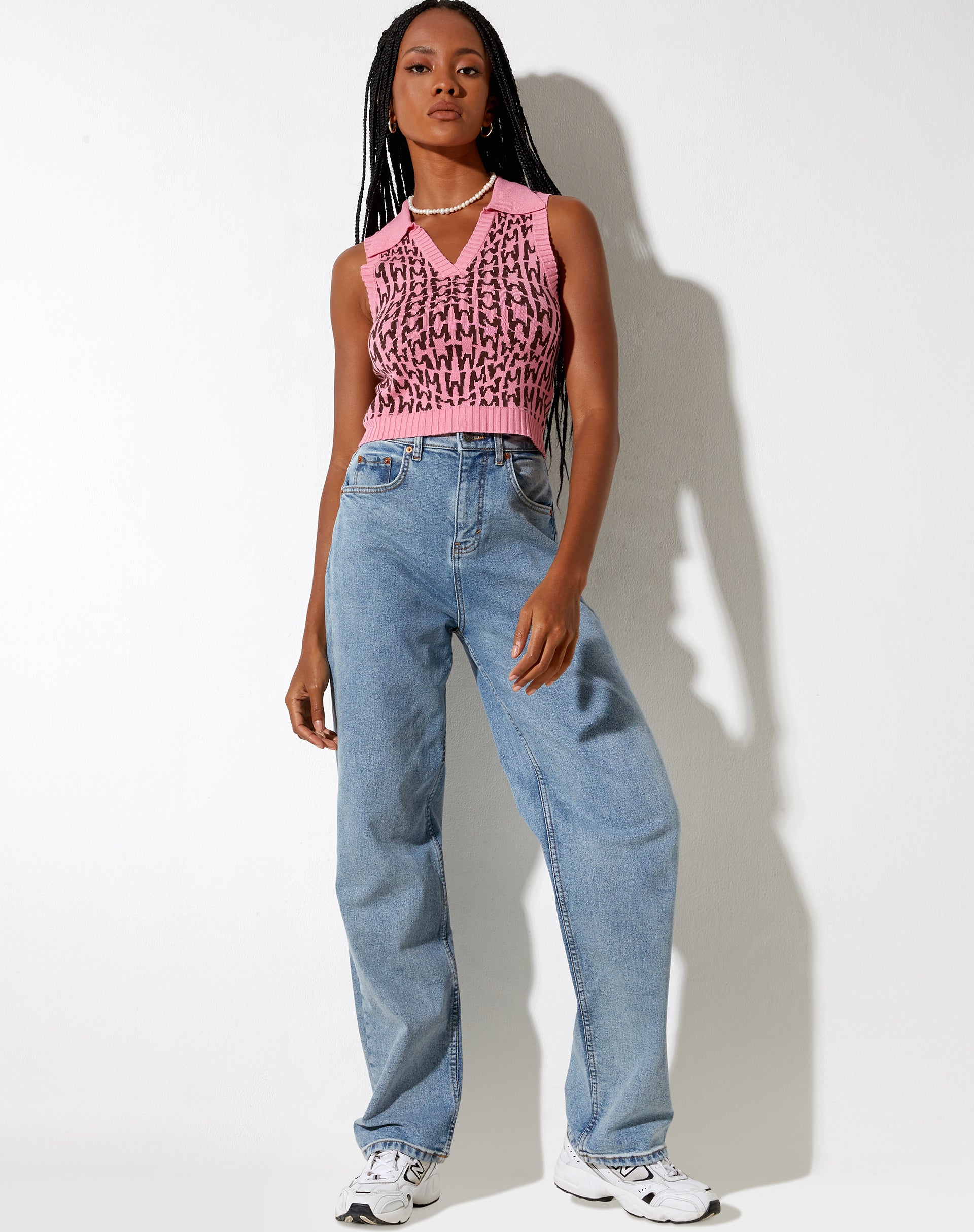 Bild von Syafa Tank Top in Wavey M Pink