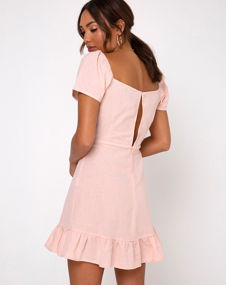 Syami Kleid in Pfirsich
