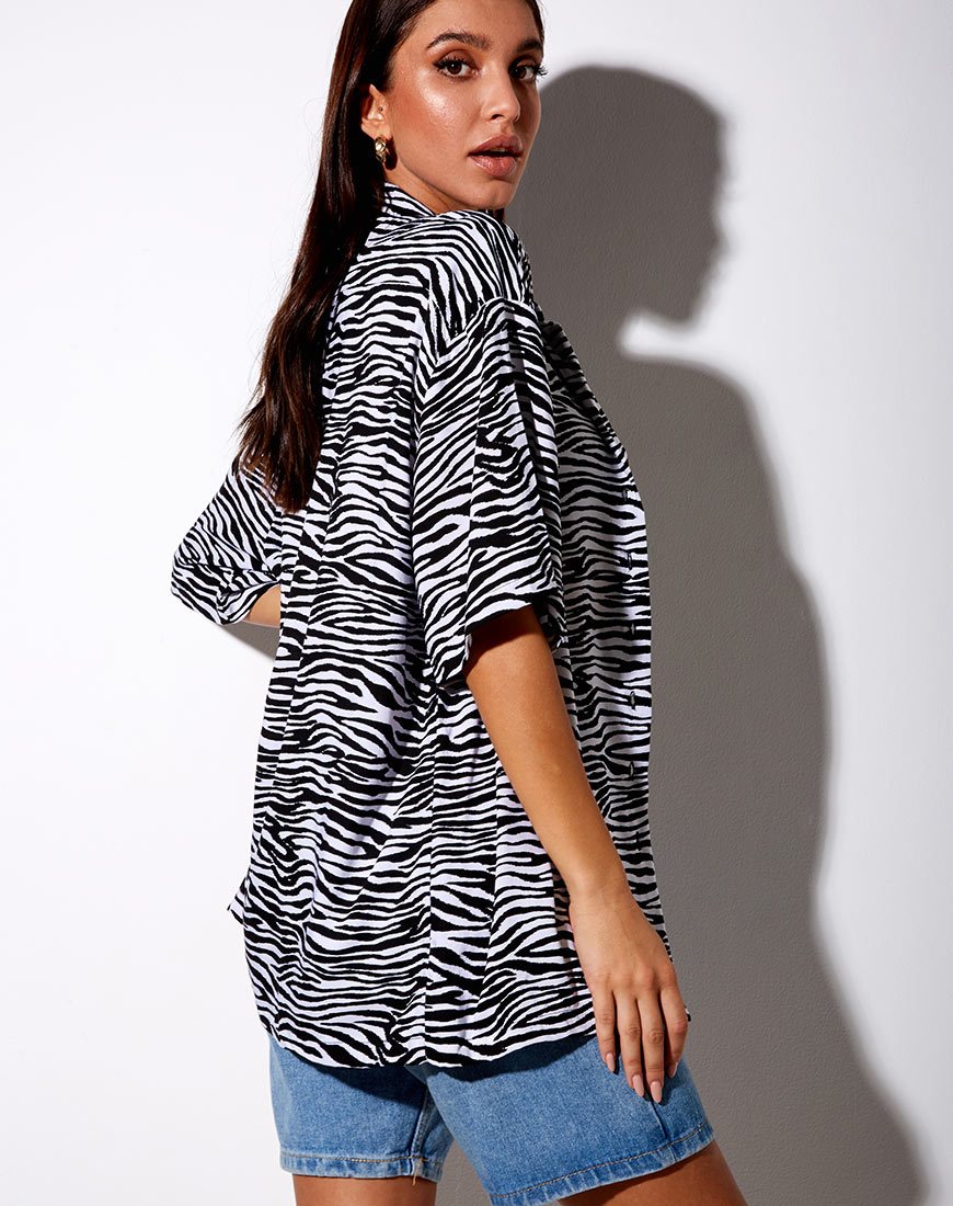 Taelsa Hemd in klassischem Zebra