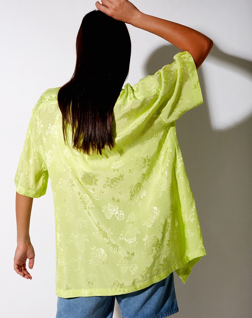 Bild von Taelsa Shirt in Satin Rose Lime