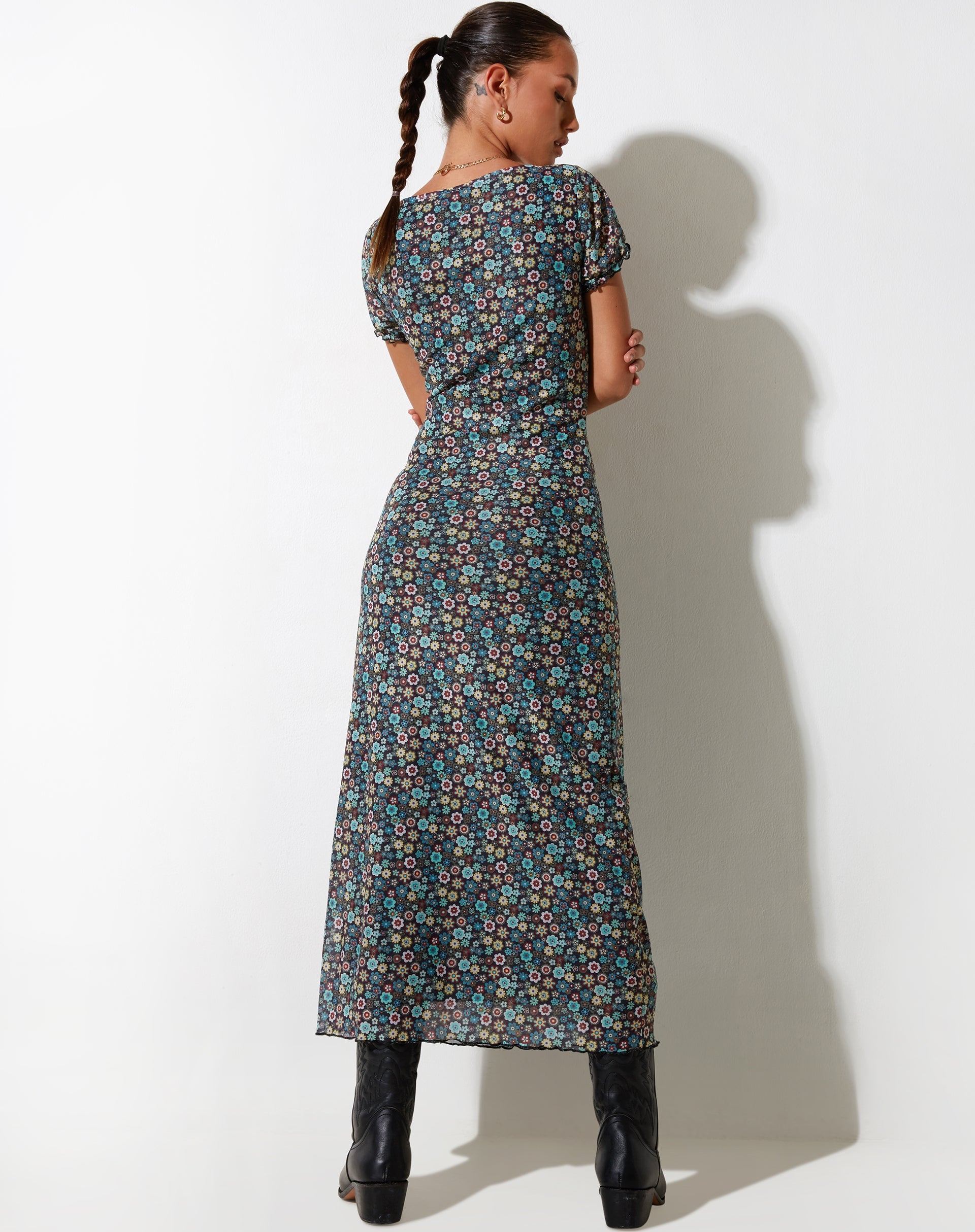 Bild von Taliah Maxikleid in Folk Floral