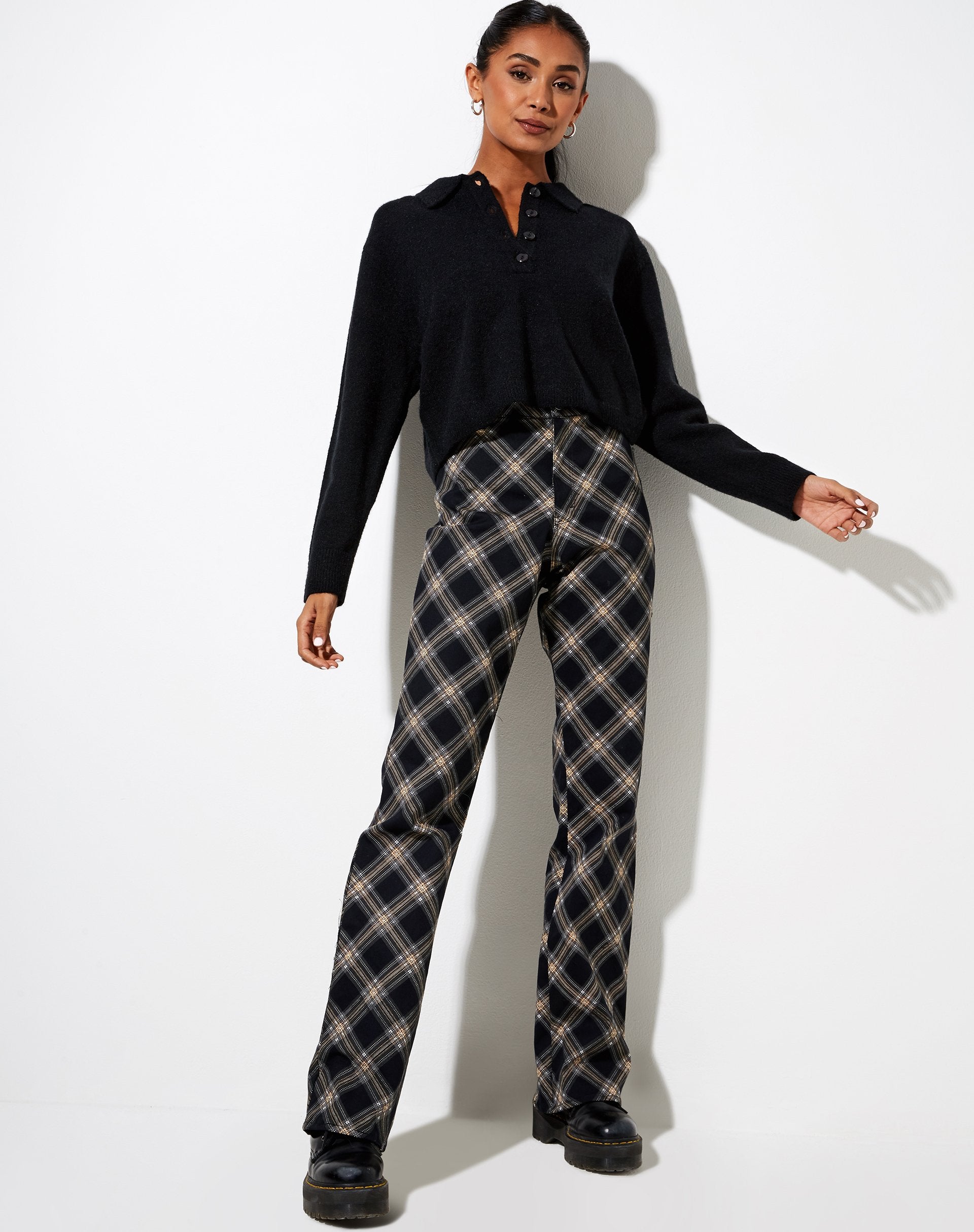 Image of Tallis Pullover aus Strick Schwarz
