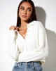 Image of Tallis Pullover aus Strick in Elfenbein