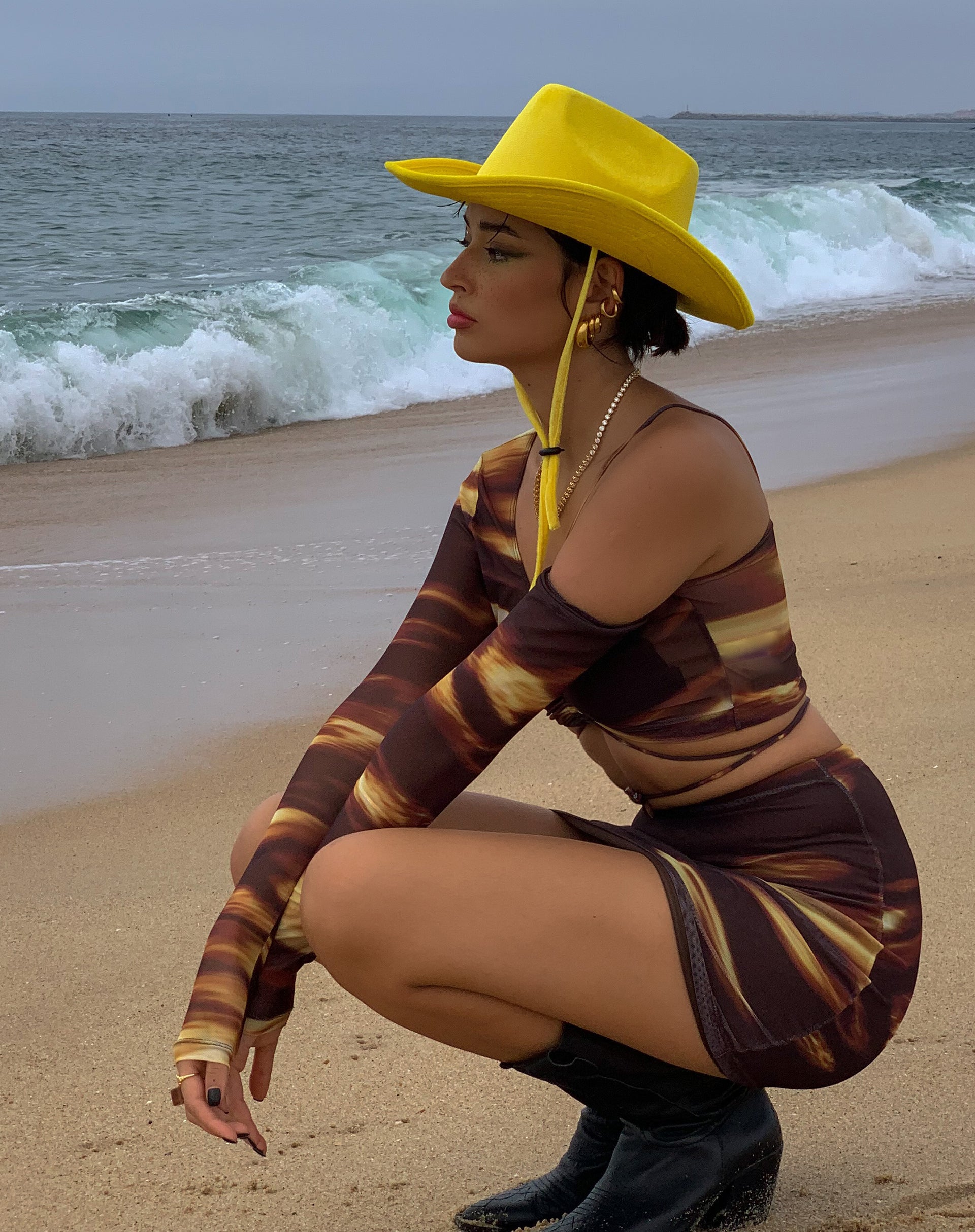 Bild von MOTEL X IRIS Kimmy Mini Rock in Bleach Drip