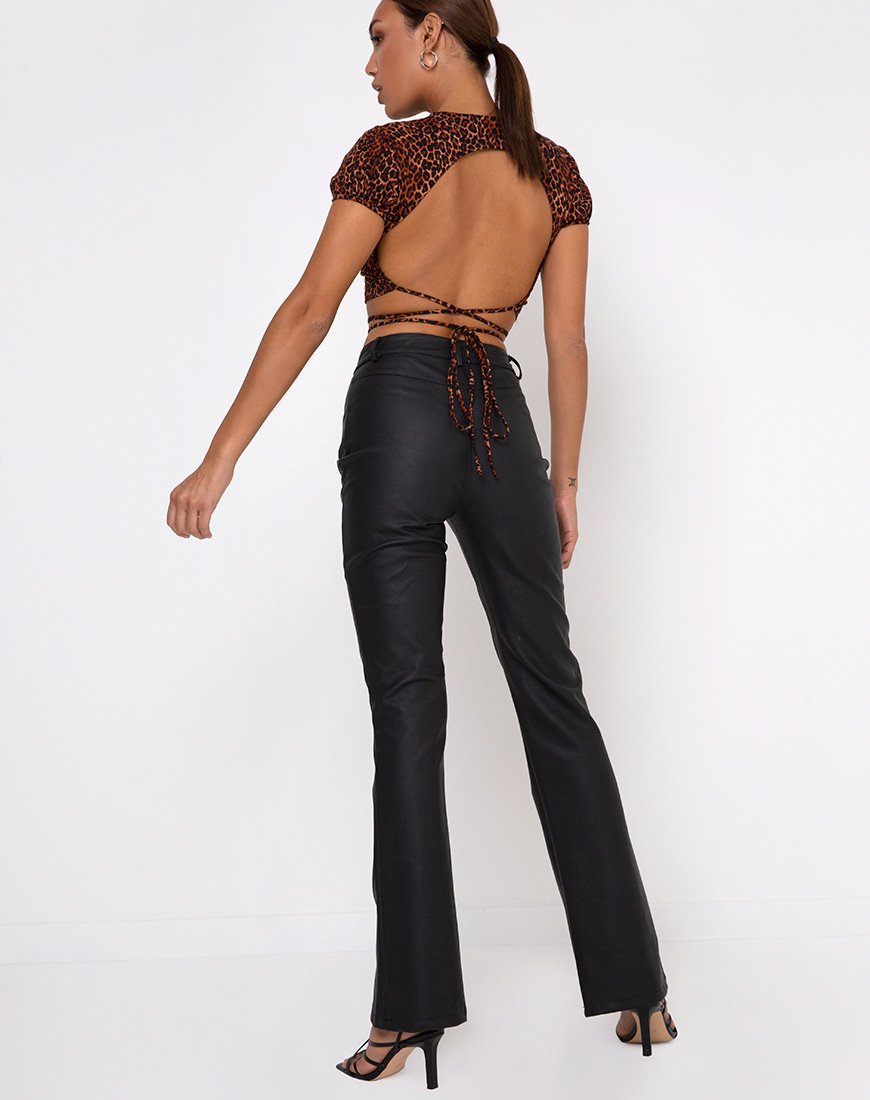 Bild von Tasya Top in Ditsy Leopard Orange