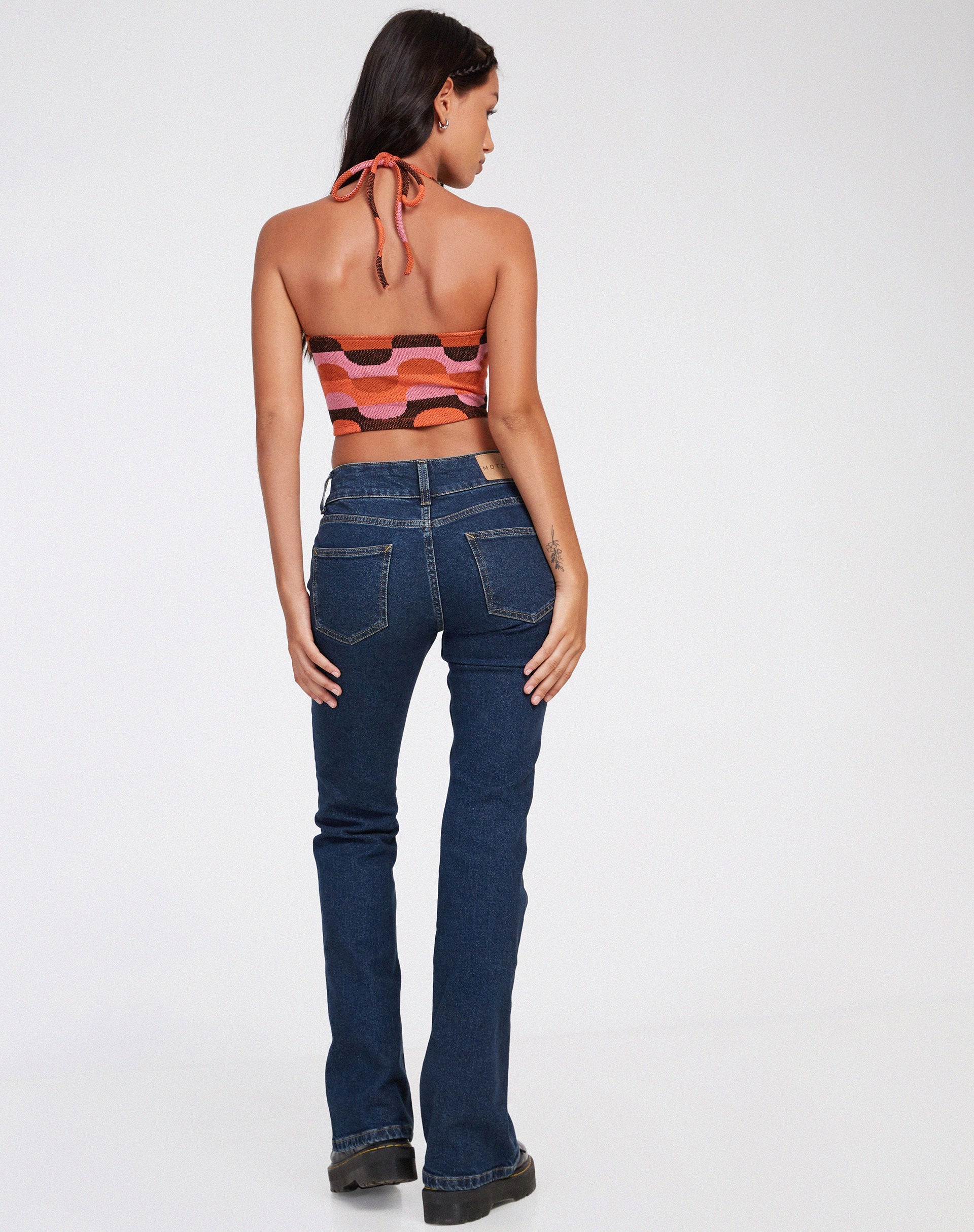 Bild von Tavi Crop Top in Abstract Art Pink