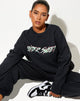Image of Ted Sweatshirt in Vintage Schwarz Bittersweet