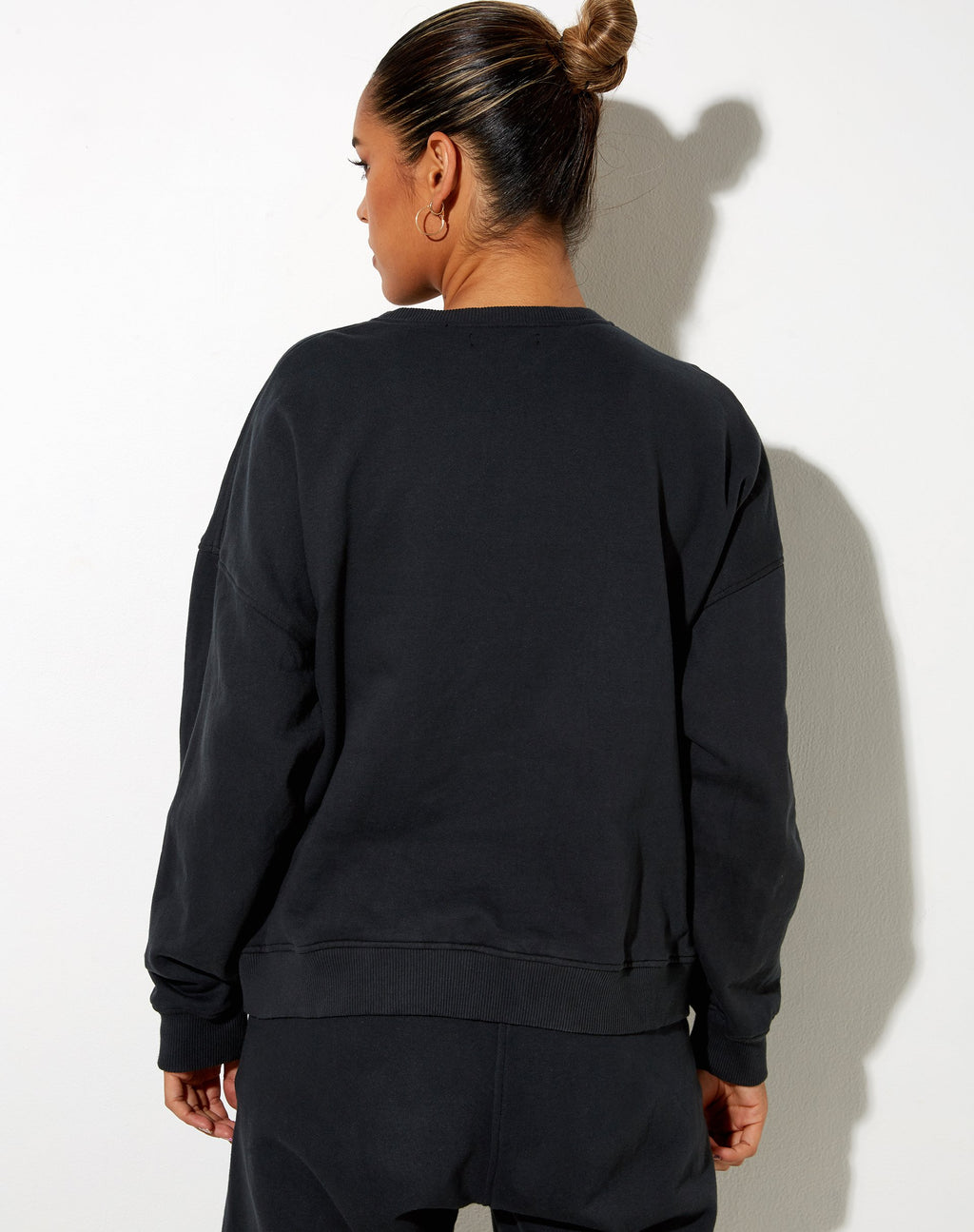 Ted Sweatshirt in Vintage Schwarz Bittersweet