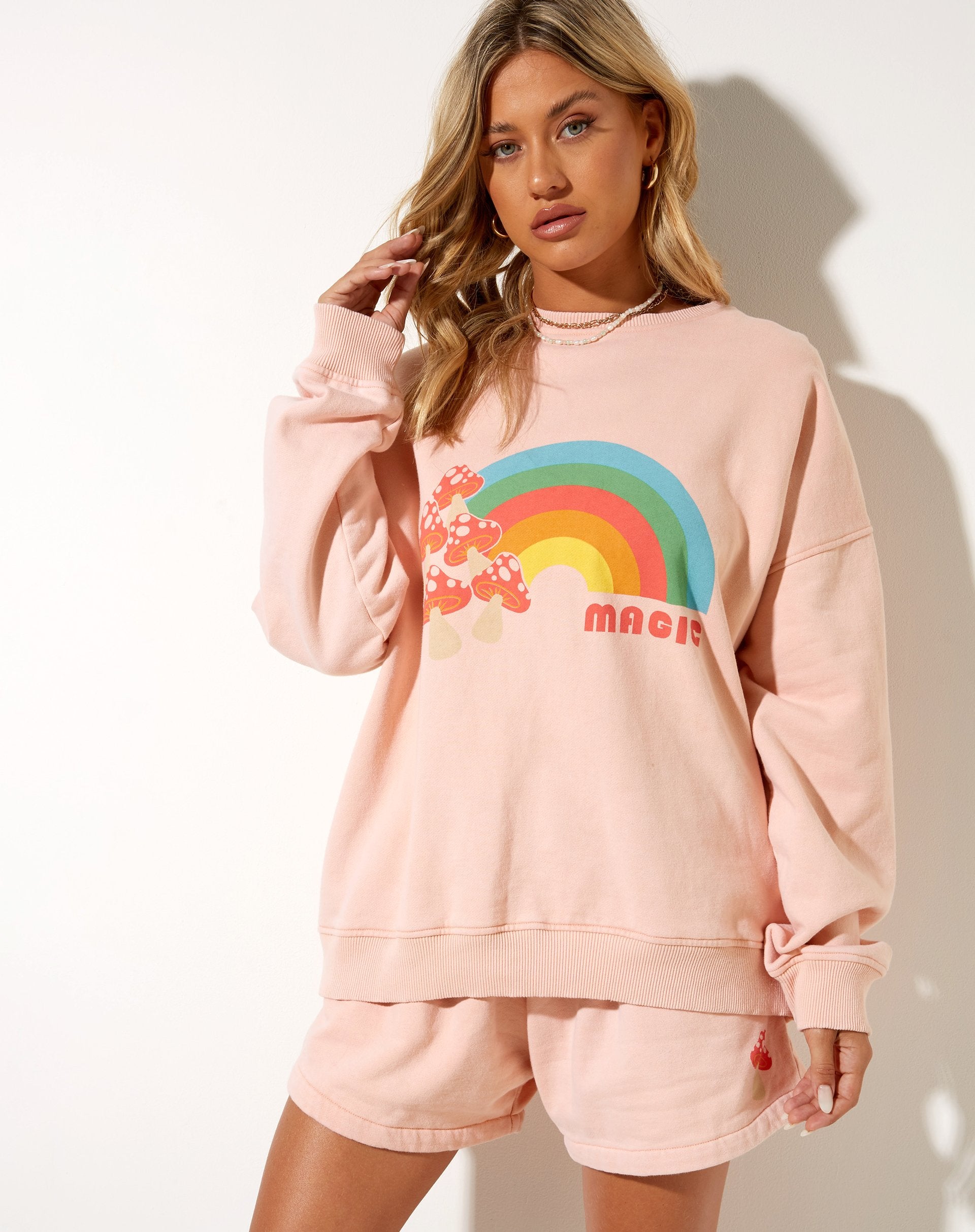 Bild von Terry Short in Wash Out Peach Mushroom