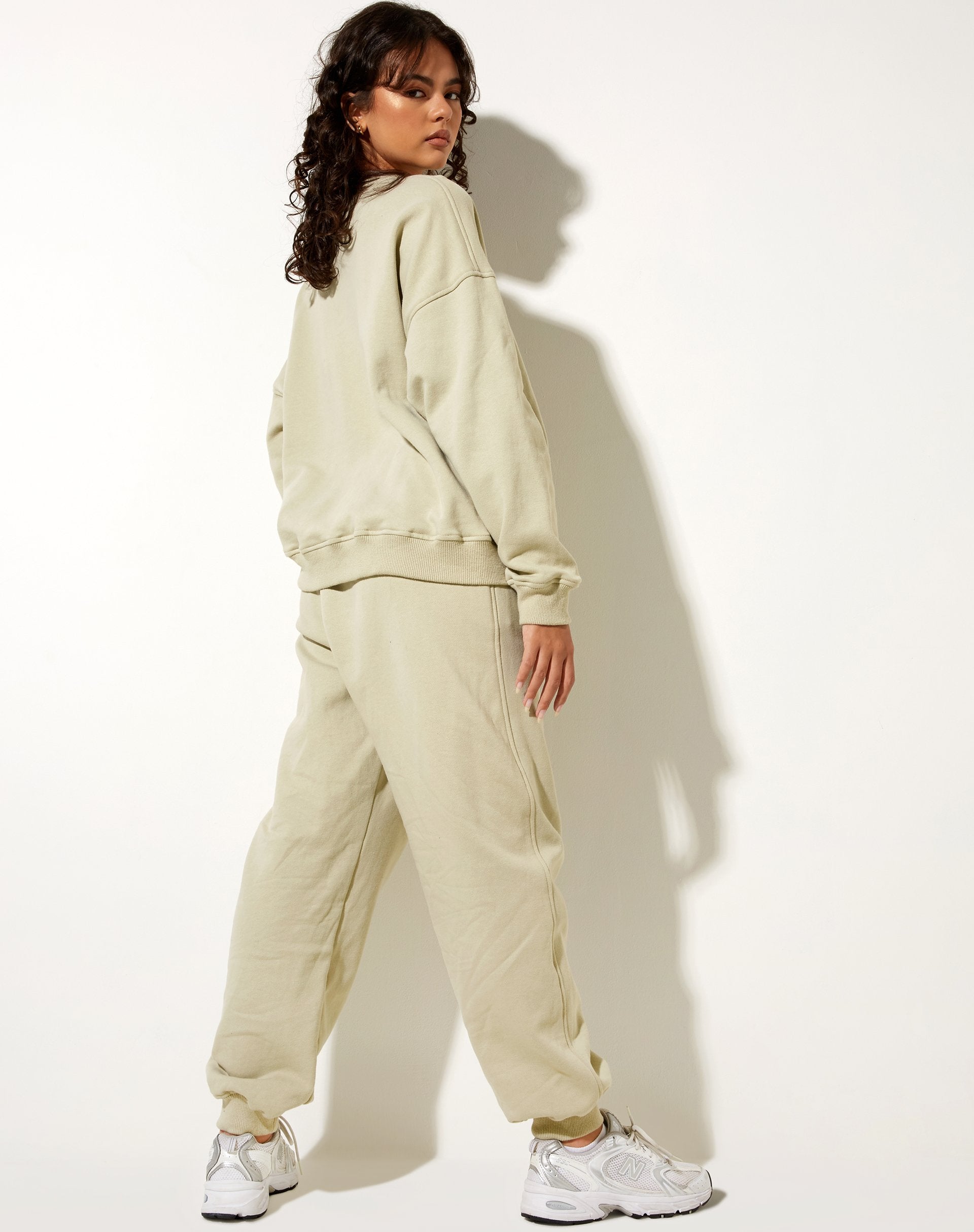 Image of Ted Sweatshirt in Pastellgrün Keepin It Casual