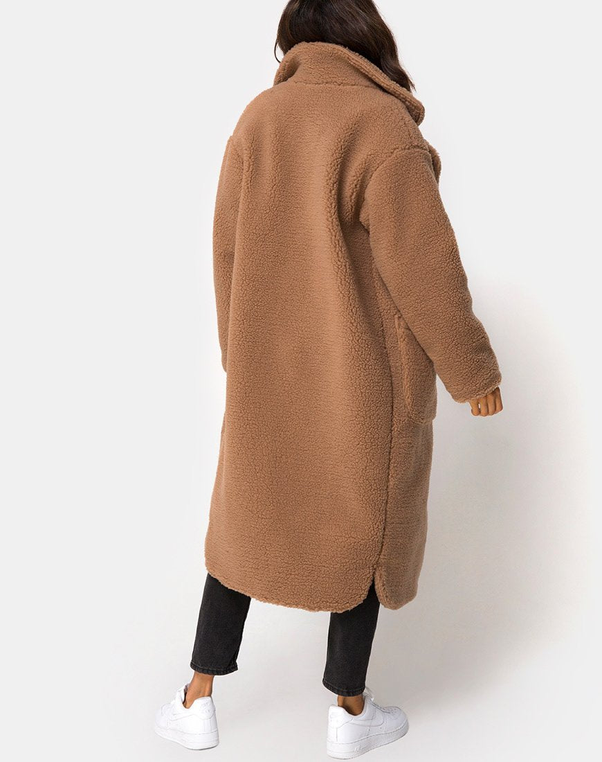 Image von Teddy Duster Coat in Faun