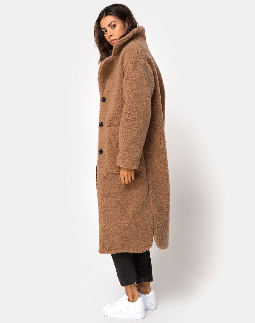 Image von Teddy Duster Coat in Faun