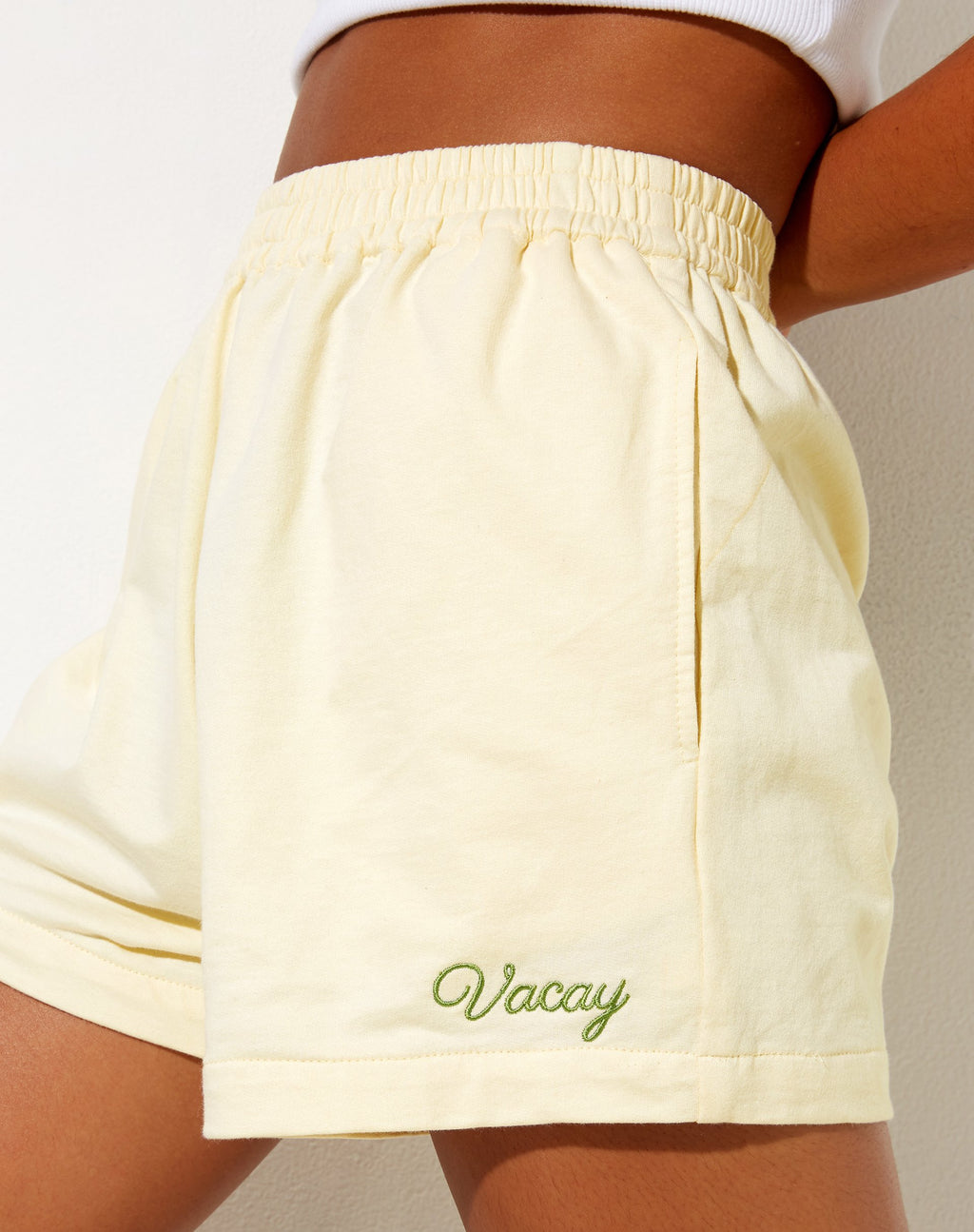Terry Short in Buttercreme Vacay Embro