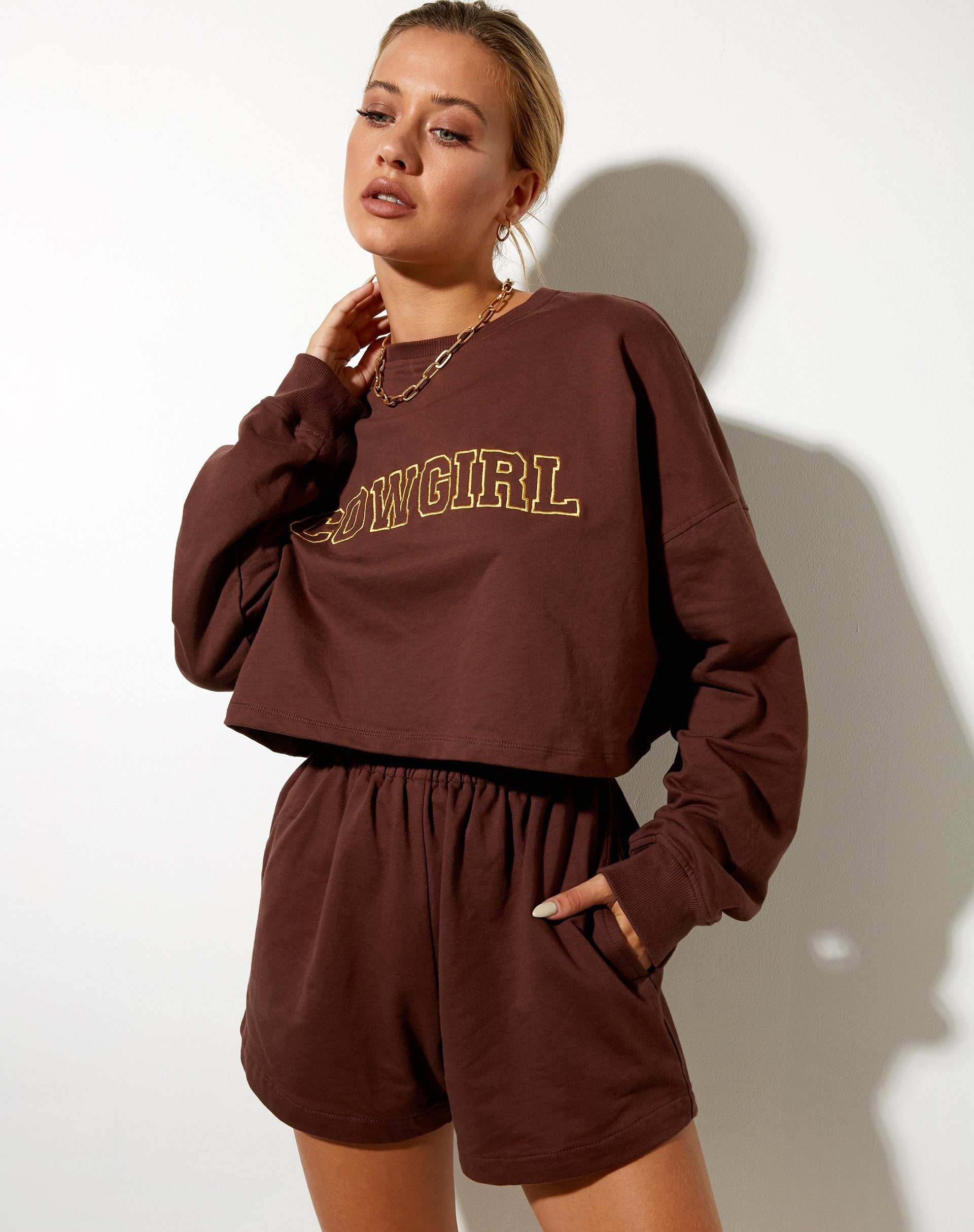 Bild von Terry Short in Deep Mahogany Cowgirl Embro