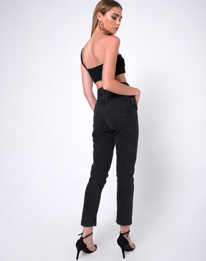 Bild von Tetric Crop Top in Schwarz