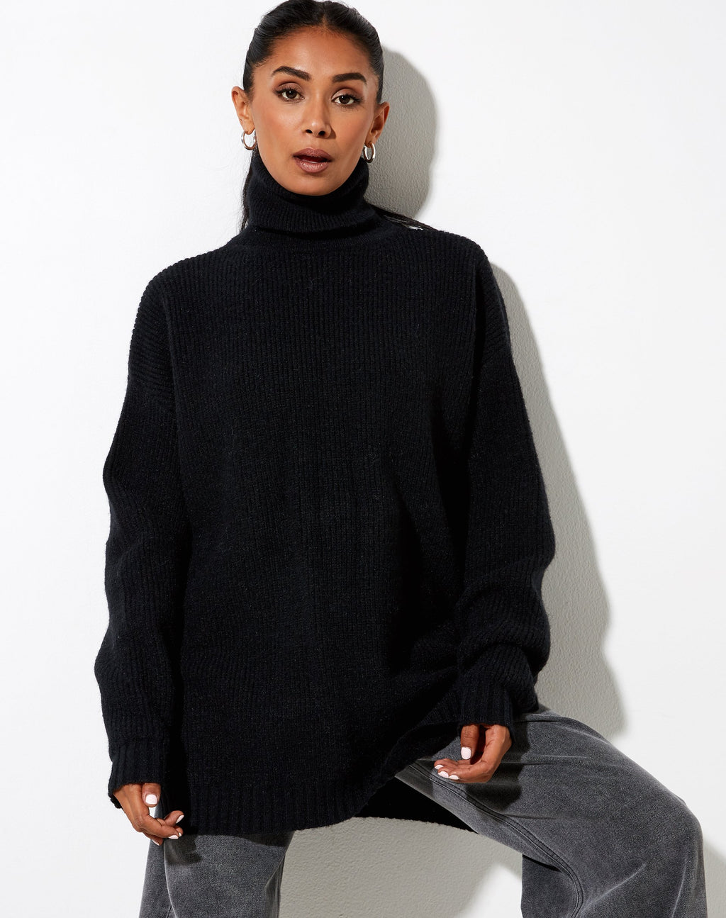Thach Pullover in Schwarz