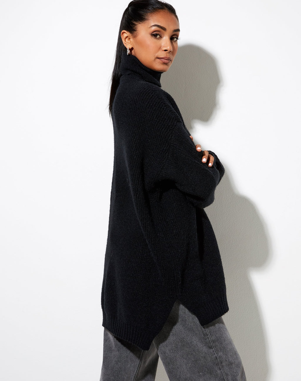 Thach Pullover in Schwarz
