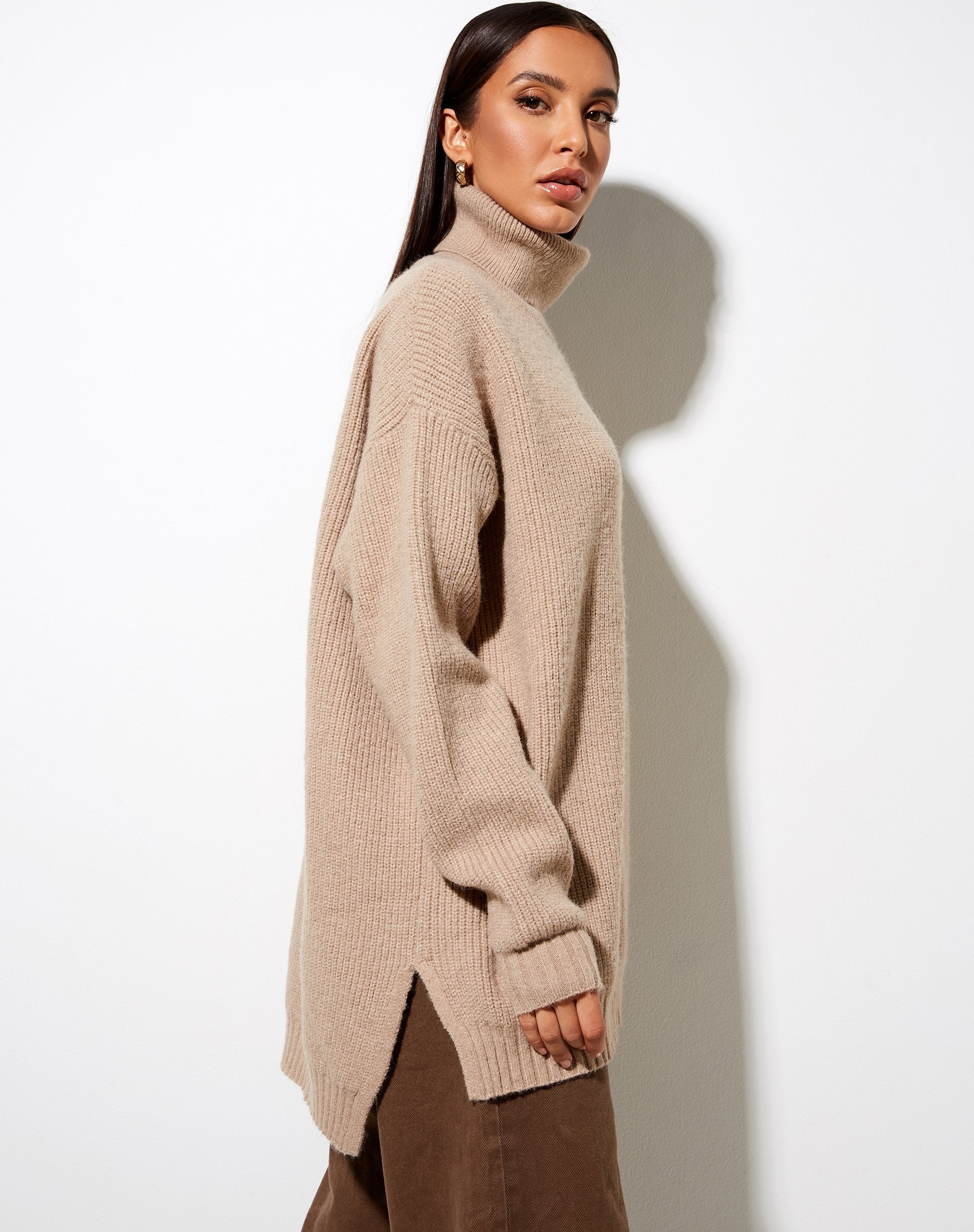 Image of Thach Pullover in Grau Beige