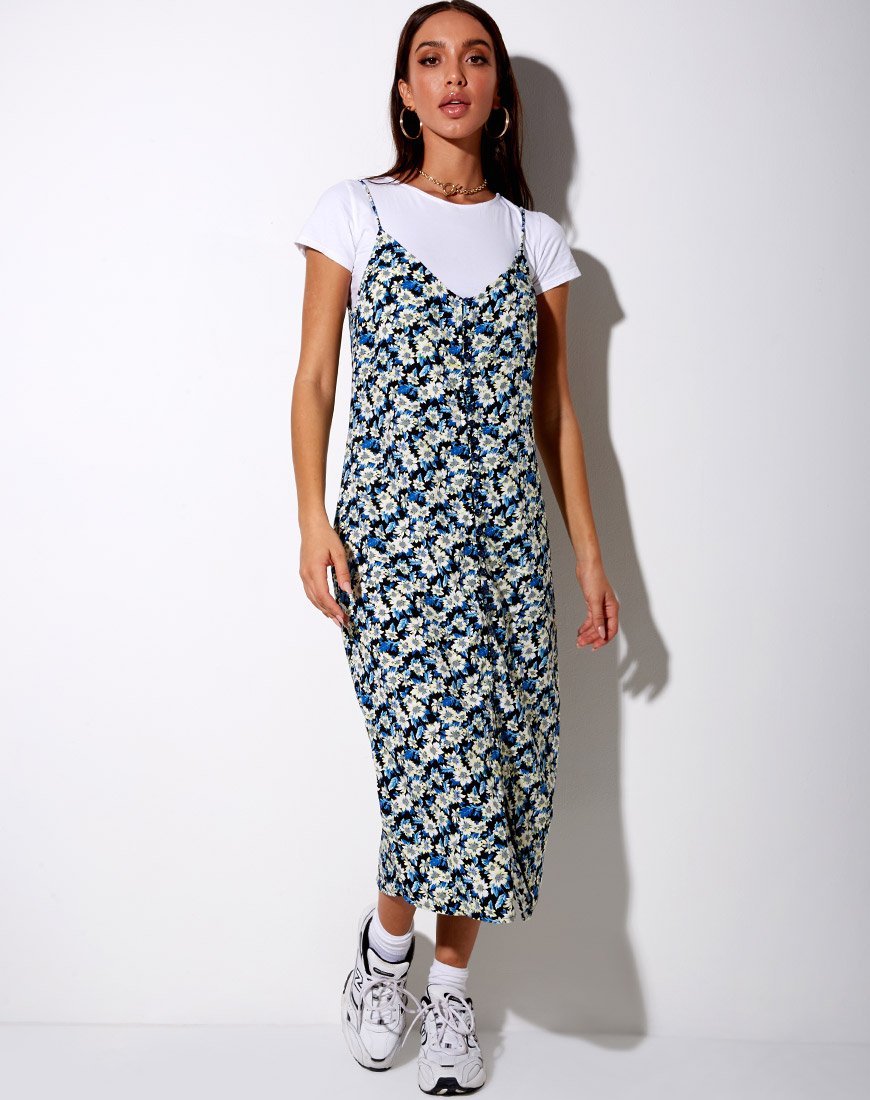 Bild von Theda Midikleid in Aster Blau