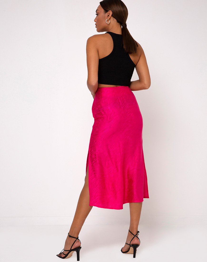Bild von Tindra Midirock aus Satin Zebra Fuchsia