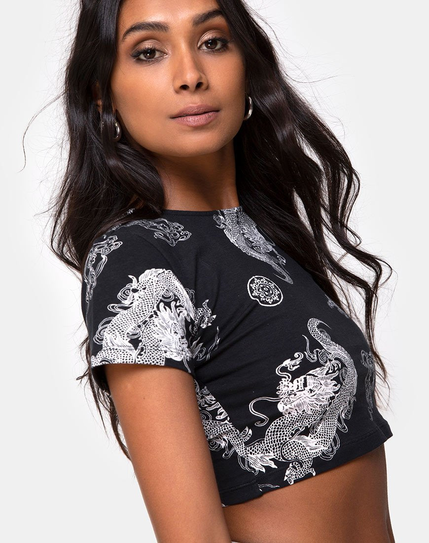 Tindy Top in Schwarzer Drache