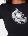 Schwarzer Drache