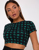 Tindy Top in Schwarz Versteckter Charme
