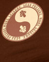 Kakaobraun Yin und Yang