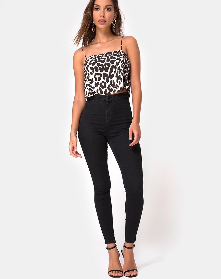 Bild von Tistara Cami Top in Übergröße Jaguar
