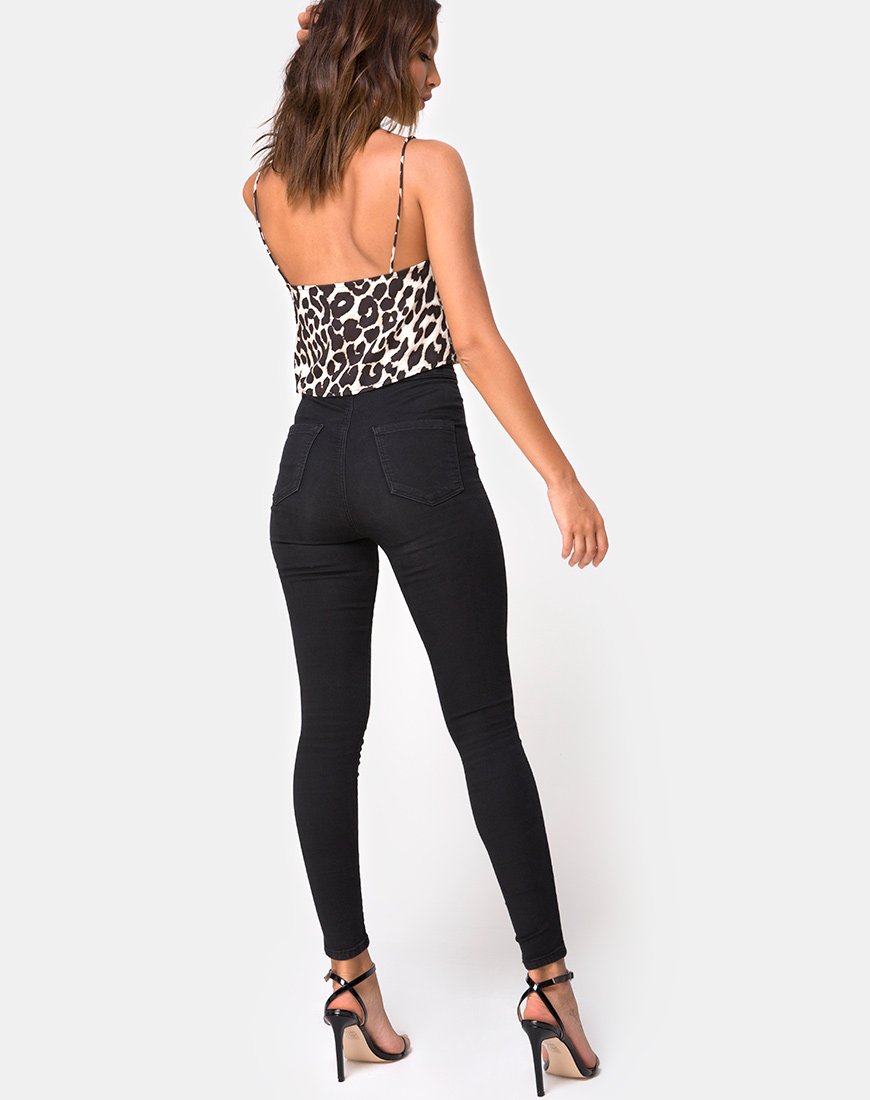 Bild von Tistara Cami Top in Übergröße Jaguar