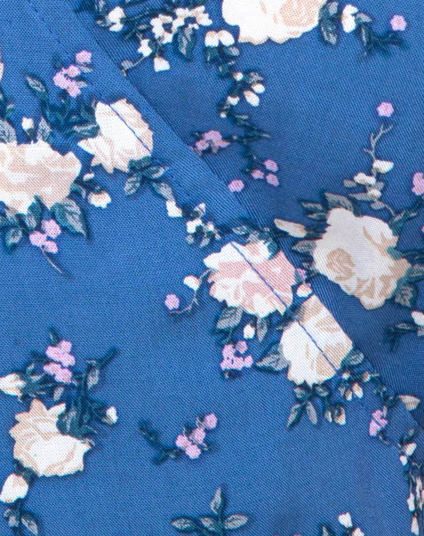 Image of Trasti Midikleid in Soheila Floral Blau