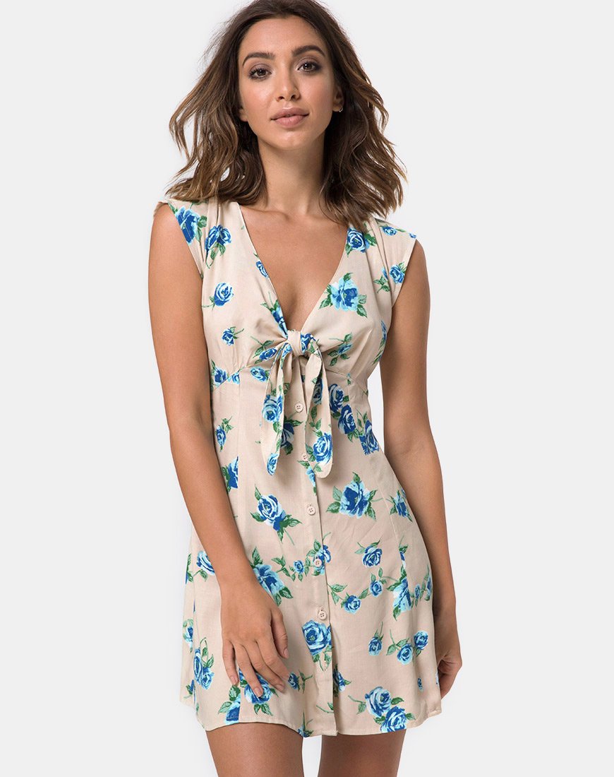 Trisemi Kleid in Rosenblütenblau