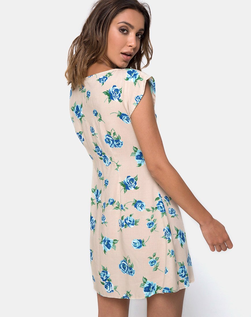 Trisemi Kleid in Rosenblütenblau
